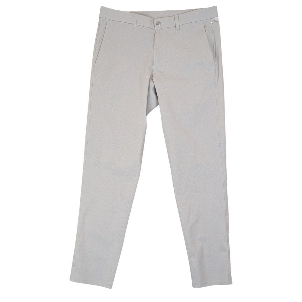 Lululemon Ventlight Commission Pants Men's 36X33 Slim Fit Gray Performance Chino